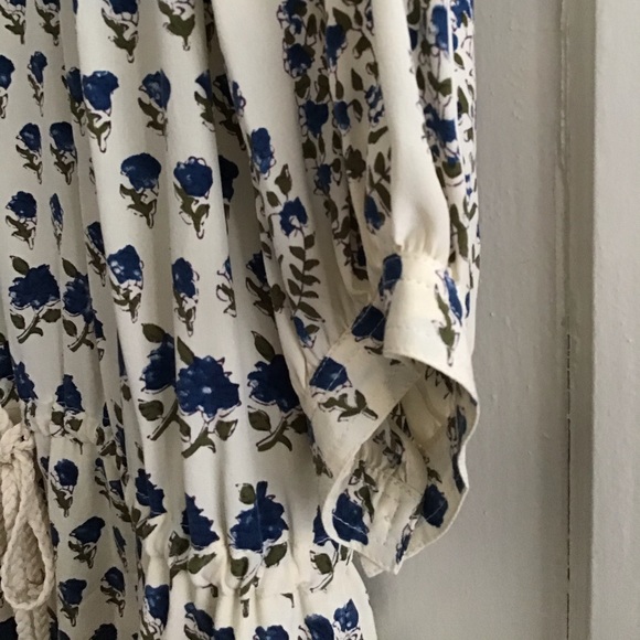 Ulla Johnson Silk Floral Button Tie Dress EUC - Picture 5 of 7